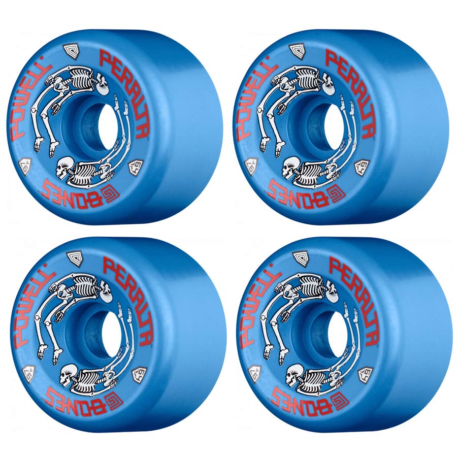 Blue Powell Peralta Skateboard Wheels G-Bones 64mm 97a 4 pack 