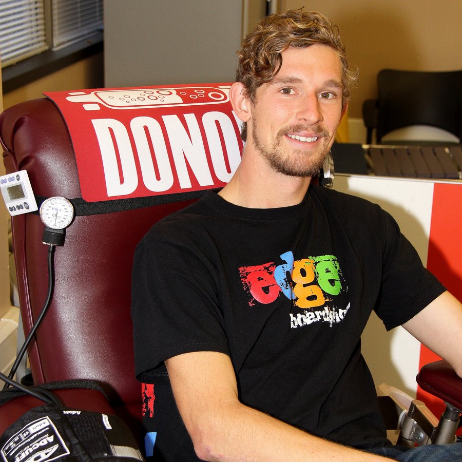 Patrick Switzer Blood from Skateboarders Canadian Blood Drive Vancouver