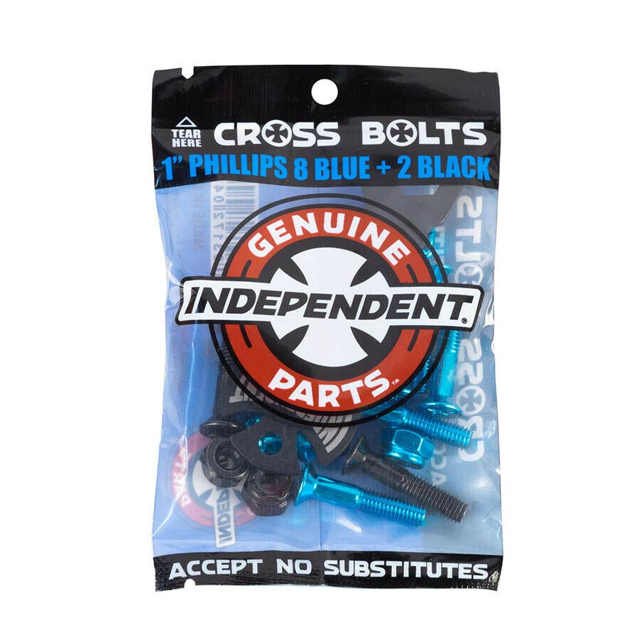 INDEPENDENT Skateboard Truck Mounting Bolts 1" Phillips Head  x8 Indy Bolt 