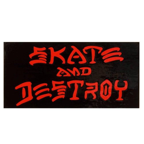 Thrasher Skate and Destroy Sticker 3.25" x 6.25" Vancouver