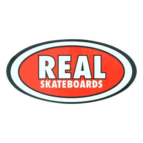 Real Oval Skateboard Sticker 3'' Vancouver Canada