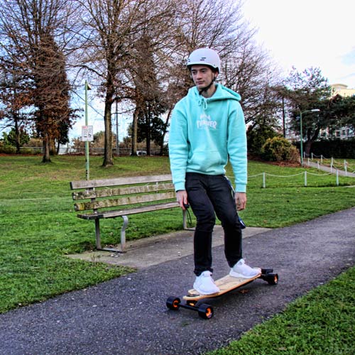 Evolve Electric Skateboards Vancouver Granville Island Ride