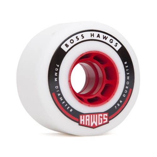 buy Landyachtz Boss Hawgs 70mm 78a White angled vancouver online shopping canada