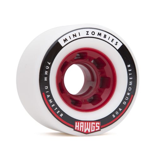 Buy Landyachtz Mini Zombie Hawgs 70mm 80a White Angled Vancouver online shopping canada