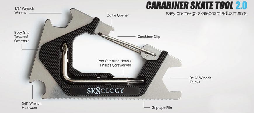 Sk8ology Carabiner Tool header