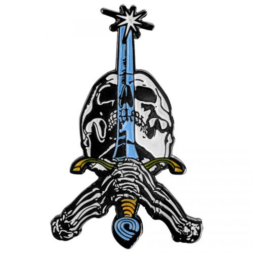 Powell Peralta Skull and Sword Pin 1" Vancouver