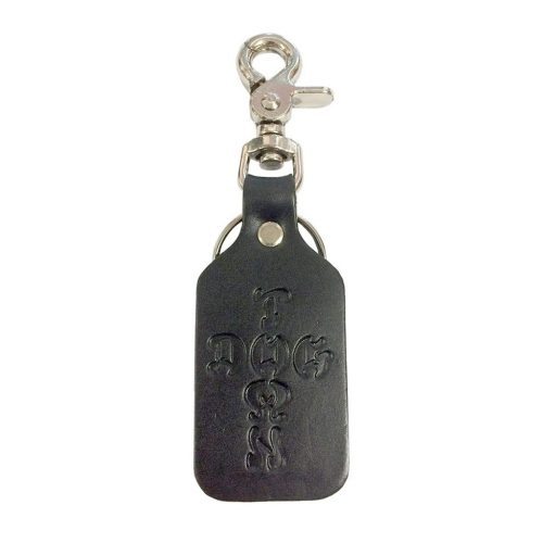 Dogtown Leather Clip-on Keychain