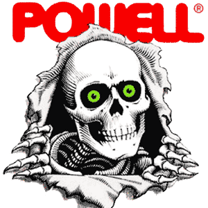 Powell Peralta Andy Anderson Skull 4" Skateboard Patch 