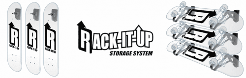 Rackit up Storage Skateboards Canada Online Sales Pickup Vancouver