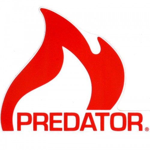 Predator Flame Logo 4.5" x 4" Sticker Buy Online Shopping Vancouver Canada