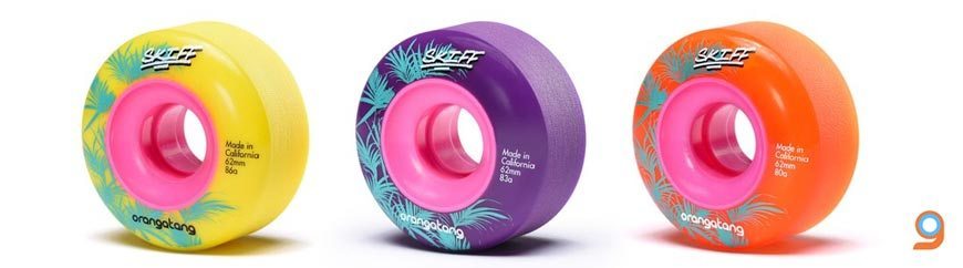 Orangatang Skiff 62 mm All-Terrain Skateboard Wheels Set of 4