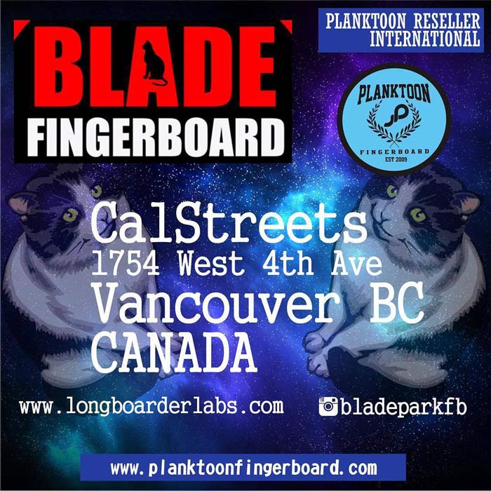 Blade Fingerboard Park Vancouver Canada Fingerjam Contests