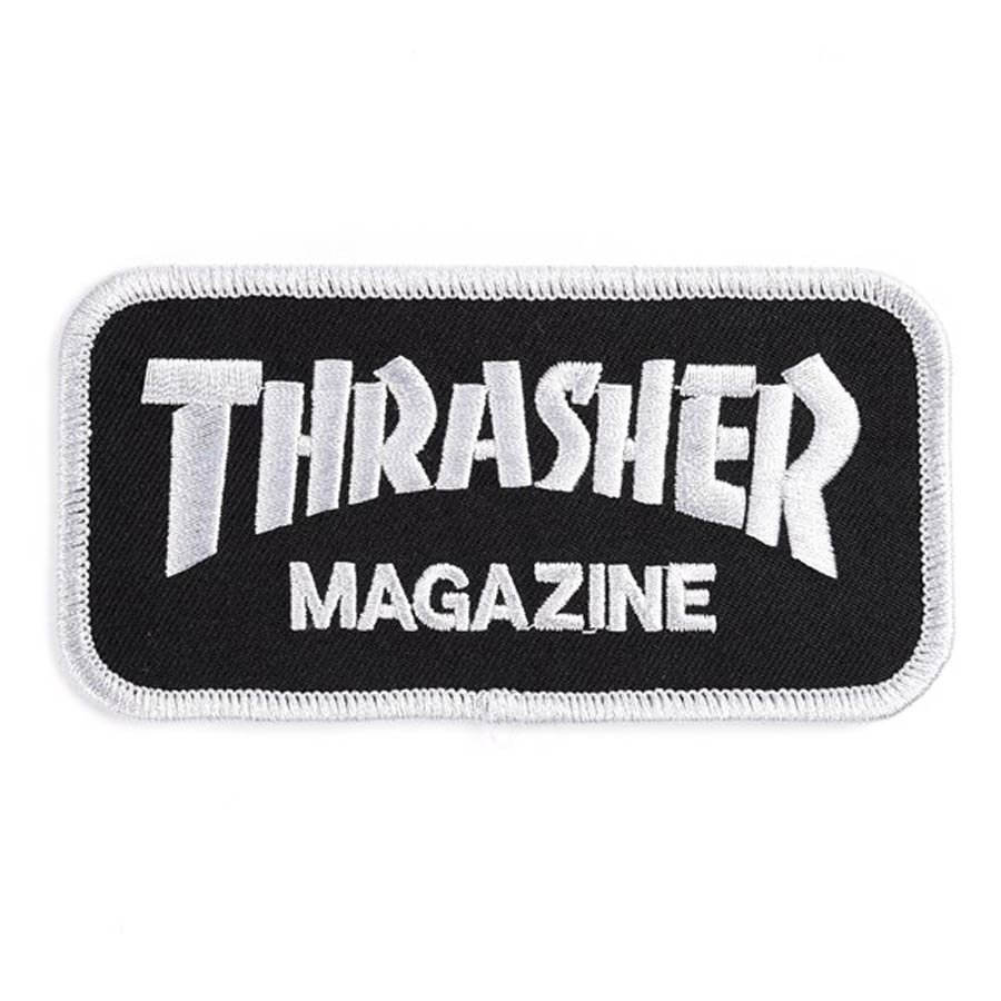 NEW LARGE SIZE Thrasher Magazine Logo Skateboard Costume DIY Sew Iron on Patch B 