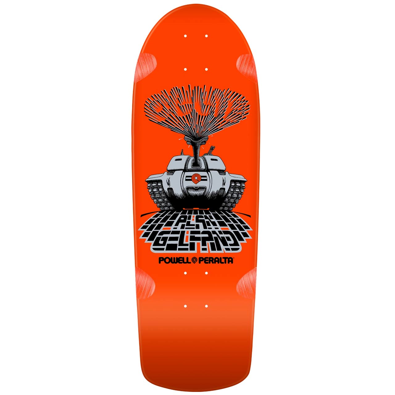 Powell Peralta Alan Gelfand Ollie Tank Re-Issue Deck 10" x 30" ORANGE