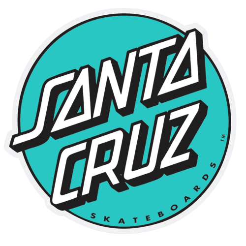 Santa Cruz Turquoise Dot Sticker Canada Online Sales Pickup Vancouver