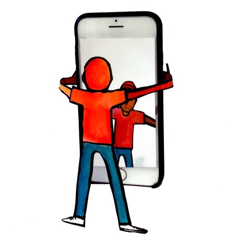 Almost Selfie Phone Sticker Canada Online Sales Pickup Vancouver