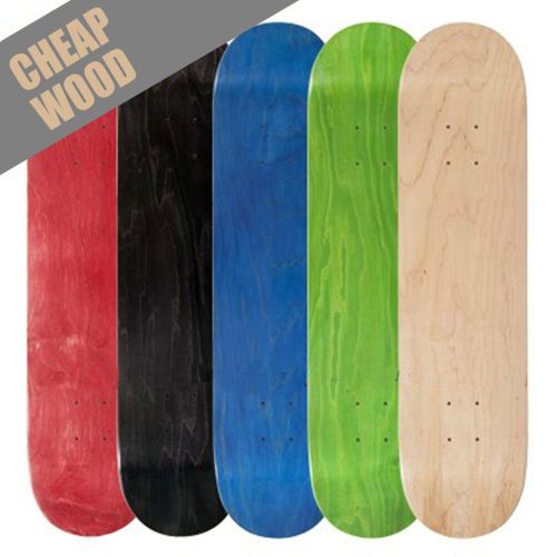 5 Sizes Venom Skateboards Pro Canadian Maple Wood Blank Skate Deck Black 