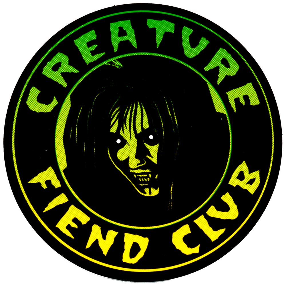 CREATURE Fiend Club Skateboard Patch snake 3in 