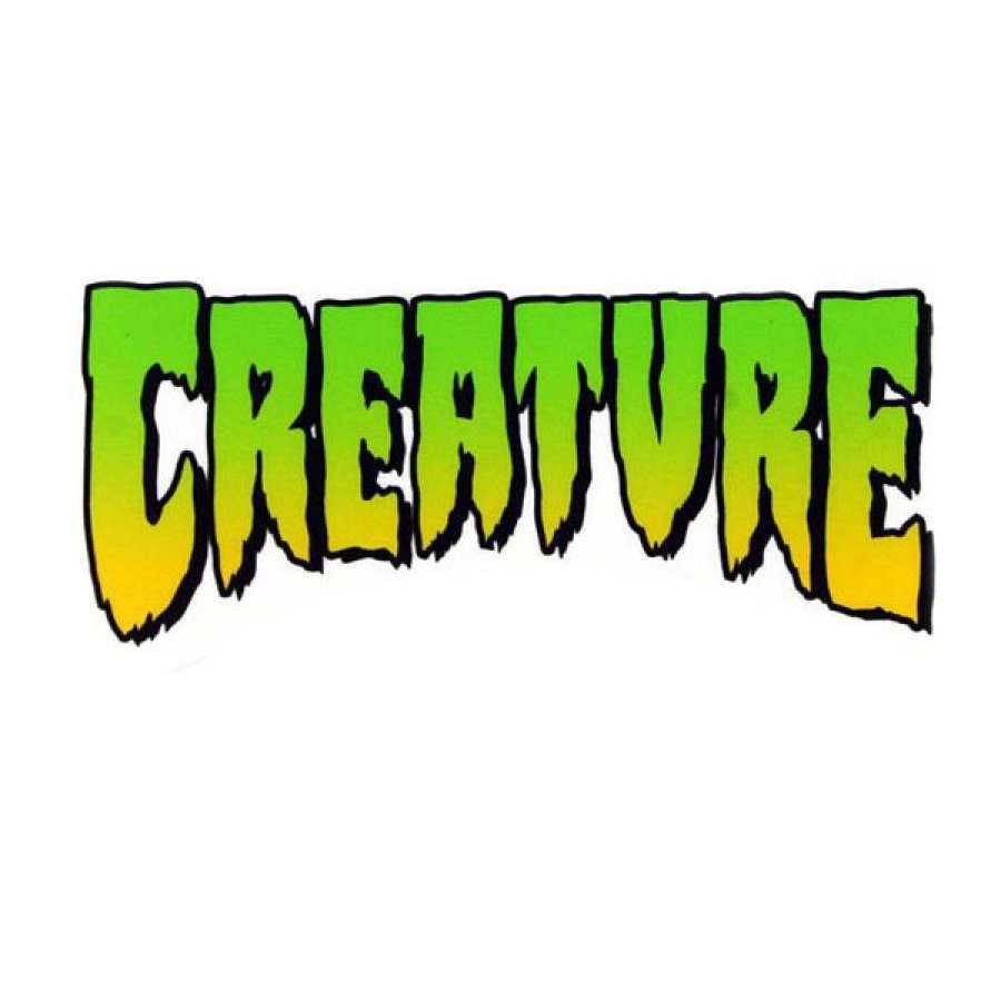 Creature Logo Skateboards Sticker Authentic & Original By Creature Skateboards 