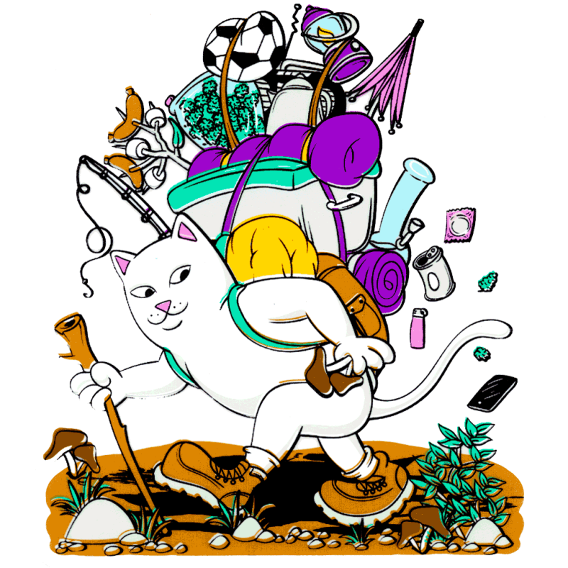 RipNDip Camping Sticker Canada Online Sales Pickup Vancouver
