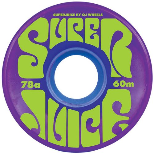 OJ III Skateboard Wheels 60mm Super Juice 78A Purple