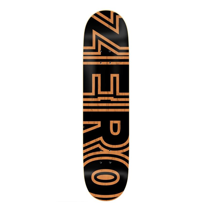 Bundle of 2 Items 8 x 31.6 with Jessup WS Die-Cut Black Griptape Zero Skateboards Bold Black/White Skateboard Deck