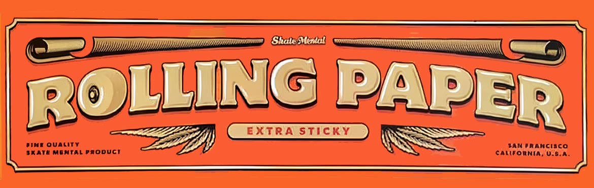 Skate Mental Rolling Papers Griptape Canada Online Sales Pickup CalStreets Vancouver