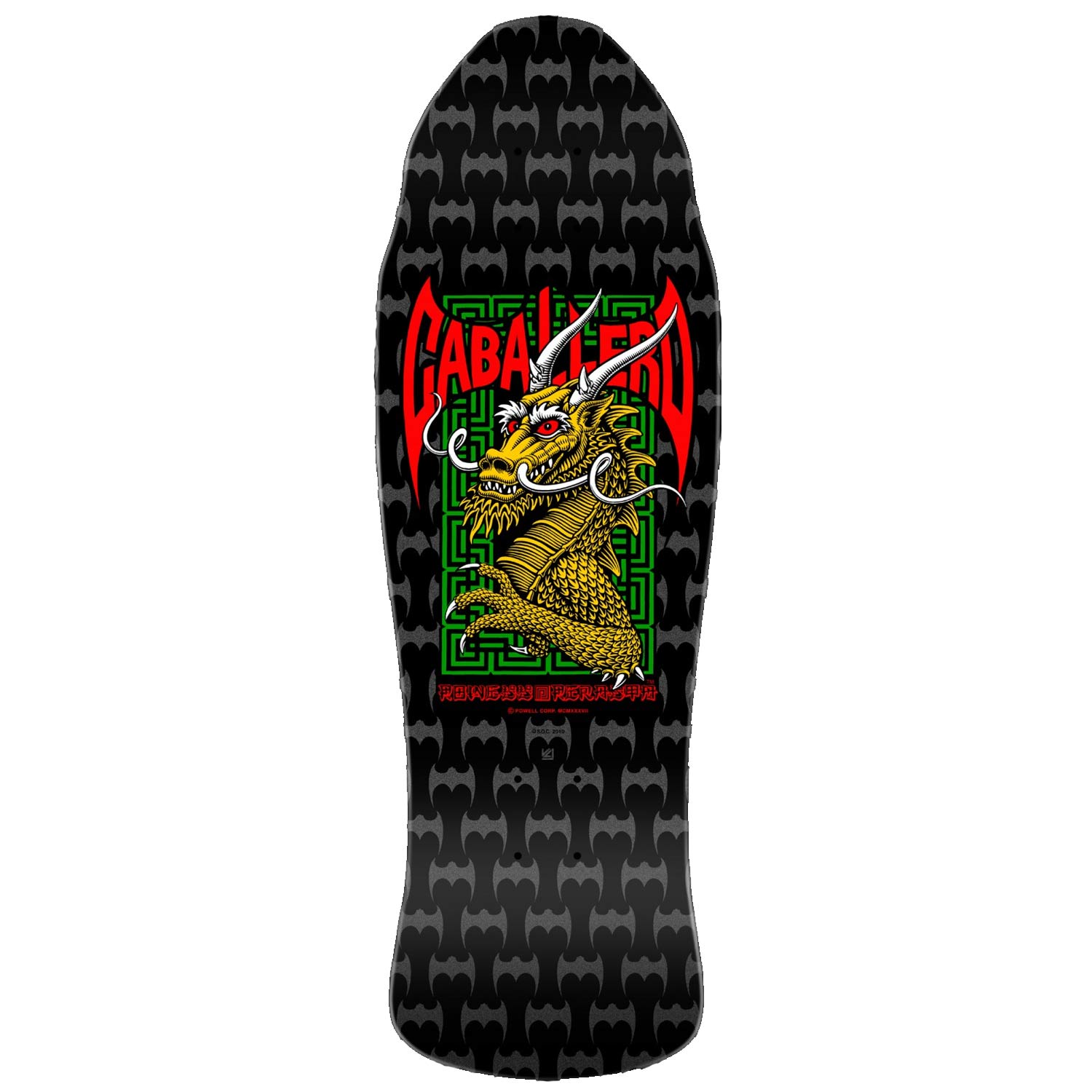 vtg 1980s Powell Peralta skateboards sticker Hawk Caballero Mountain