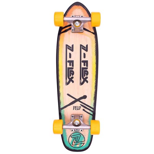 Z-Flex P.O.P. Cruiser Complete Skateboard - Rasta 7.875x27 Canada Online Sales Vancouver Pickup
