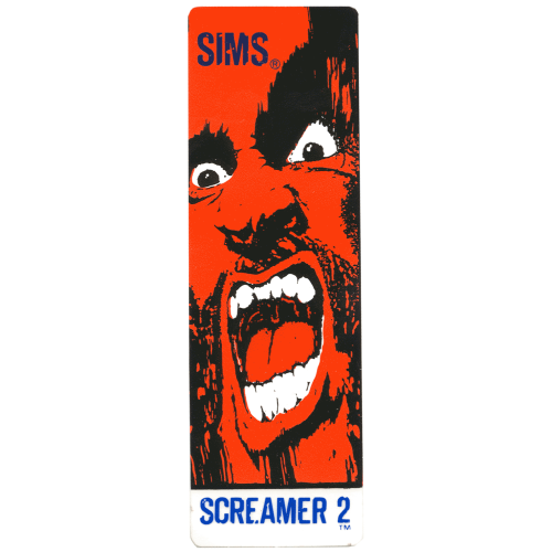 Sims Screamer NOS Sticker Canada Pickup Vancouver
