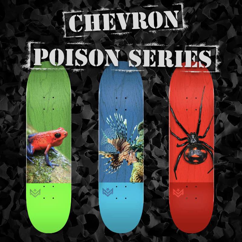 Mini Logo Deck Poison Black Widow 16 242 Skateboard Deck 8