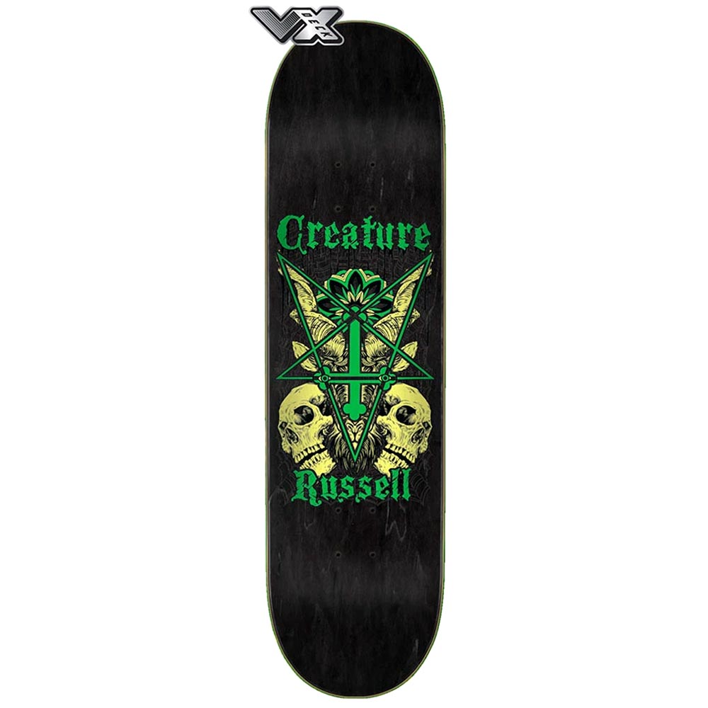 Creature Skateboards Deck Russell Coat of Arms VX 8.6 x 32.11