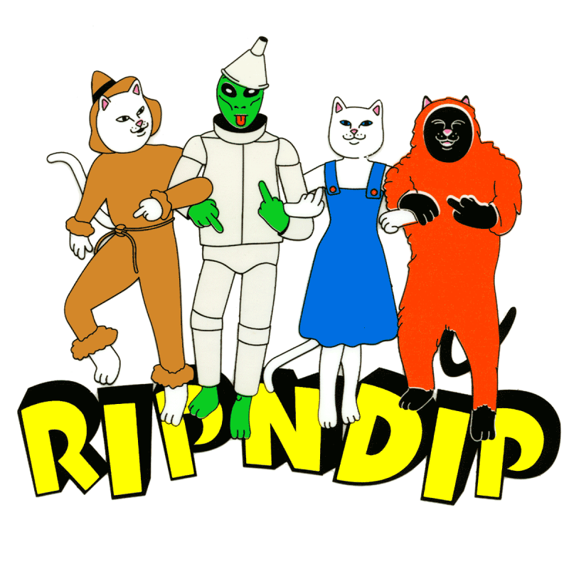 Wizard Of Oz Rip N Dip Kitty Sticker