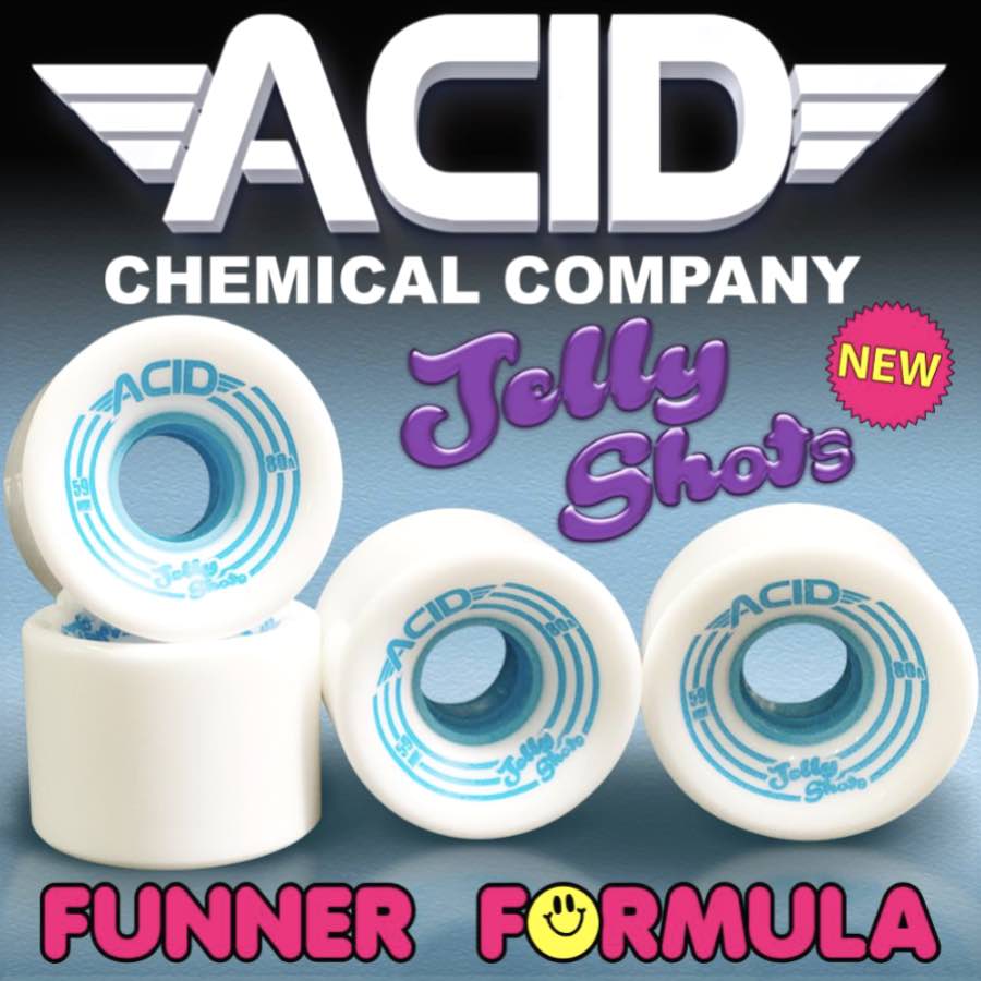 Jelly Shots Skateboard Wheels Acid Chemical Co