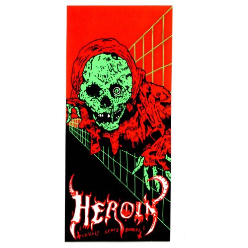 HEROIN NEON CRYPT KEEPER STICKER VANCOUVER CANADA LOCAL ONLINE PICKUP