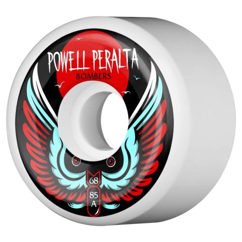 Powell Peralta Bombers 60mm 85a WHITE Canada Online Sales Vancouver Pickup Warehouse Distributor
