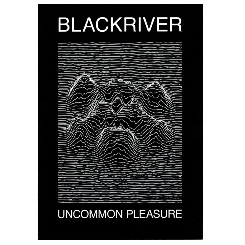 BLACKRIVER UNCOMMON PLEASURE Fingerboard Sticker Canada Pickup Vancouver