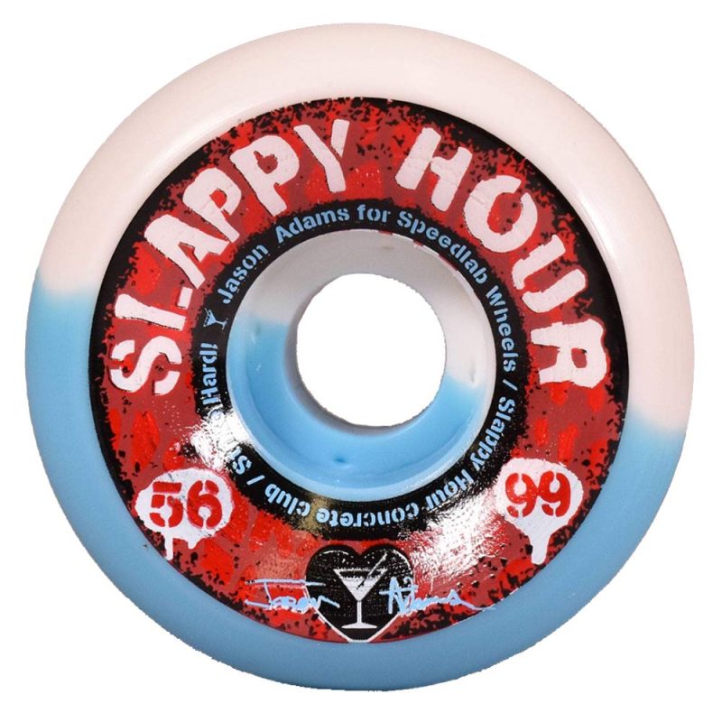Speedlab Slappy Hour Jason Adams 56mm 99a Blue White Skateboard Wheels Canada Pickup Vancouver
