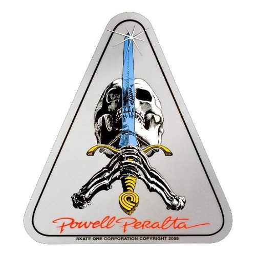 Powell Peralta Skull and Sword Sticker Canada Vancouver Pickup
