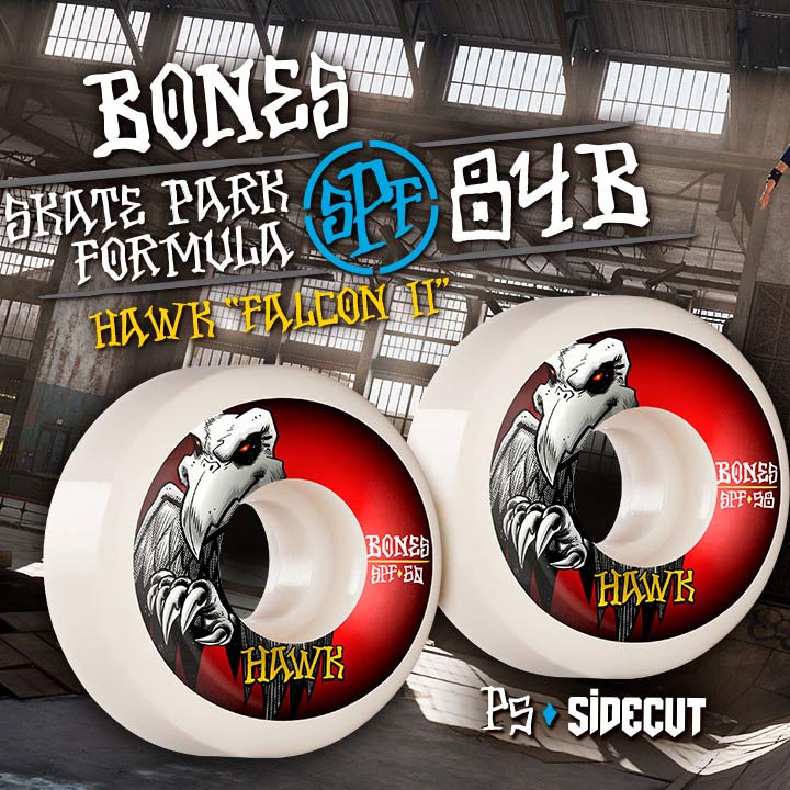 BONES WHEELS PRO SPF Tony Hawk Falcon II 58mm Skateboard Wheels 