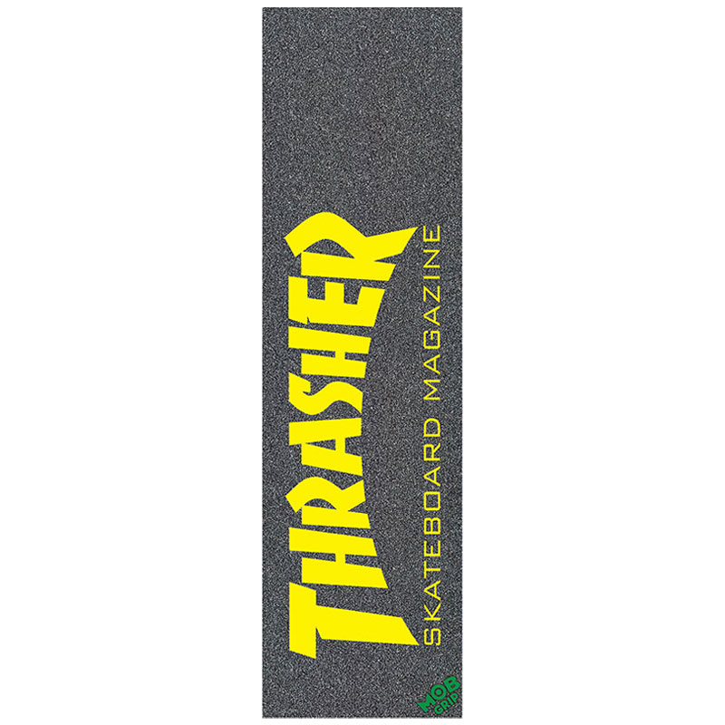 Mob Skateboard Grip Tape Sheet 9 x 33 Colours Yellow Perforated