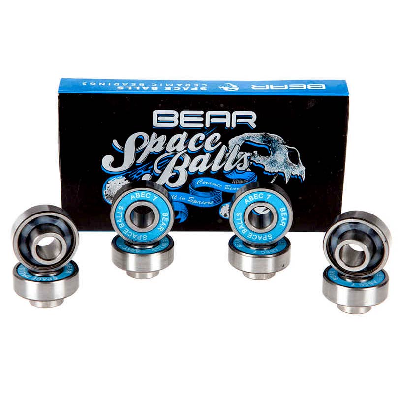 Pack of 8 Sector 9 Black Ball Ceramics Race Bearing with Spacers