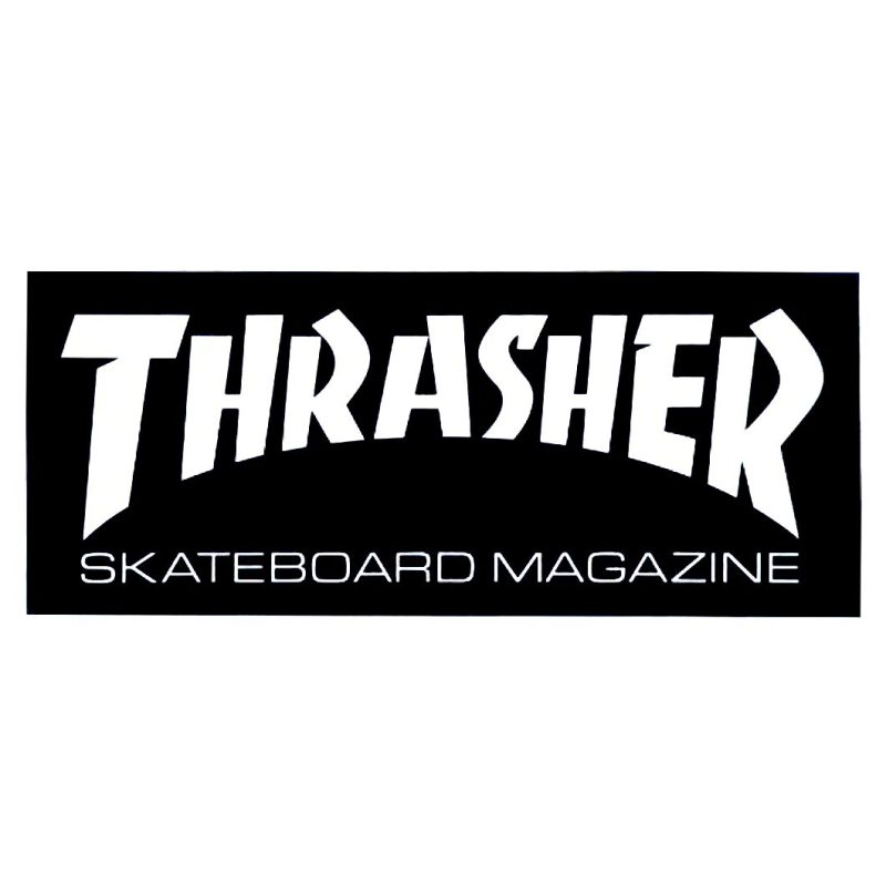 Thrasher Mag Sticker Black Canada Vancouver Pickup