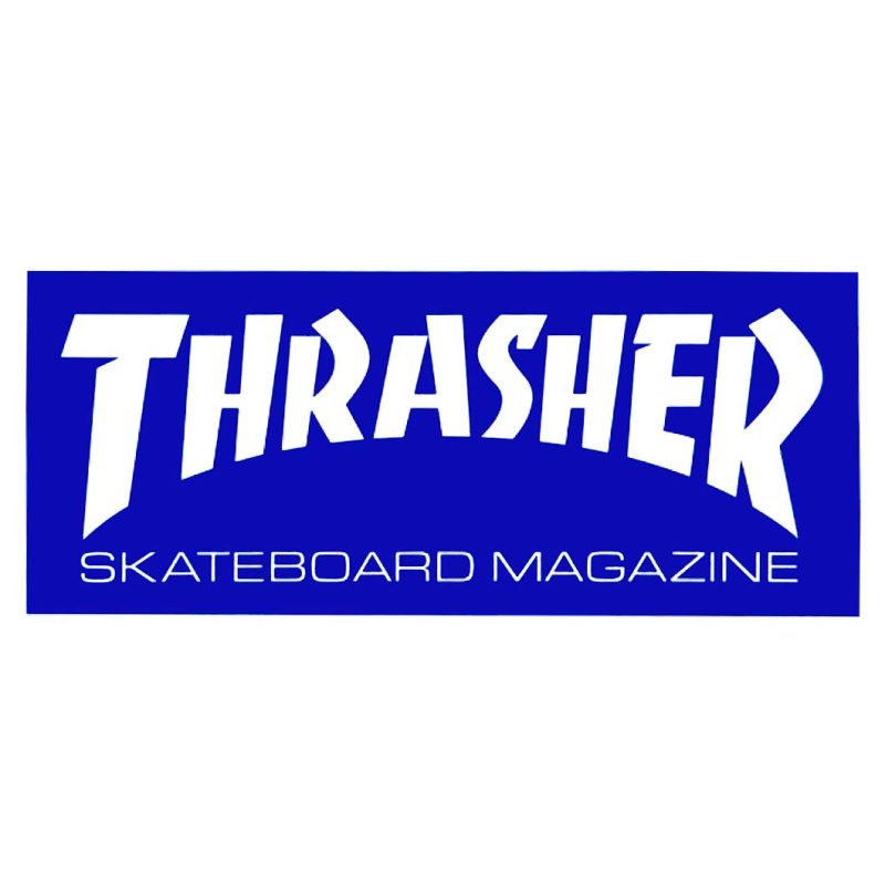 Thrasher Mag Sticker Blue Canada Vancouver Pickup