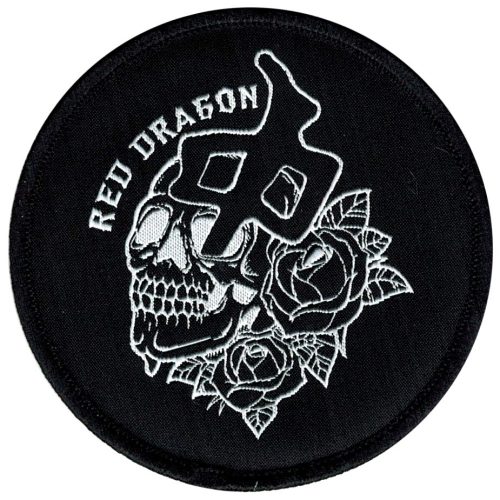 RDS Red Dragon Apparel Rose Skull Patch Canada Vancouver Pickup