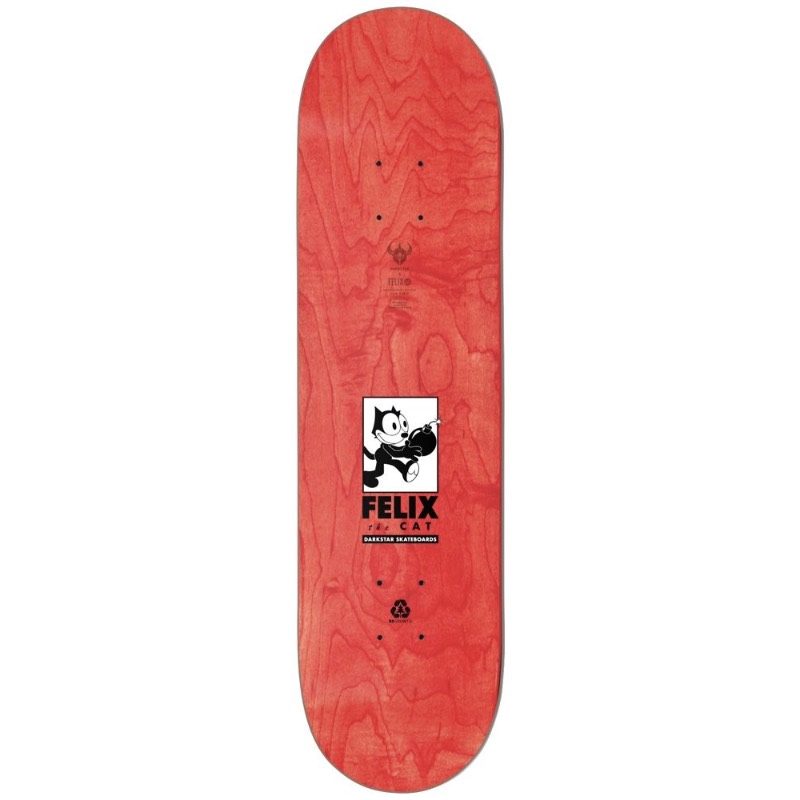 Darkstar Skateboard Deck Felix Delivery Red 8.0" x 31.6" 