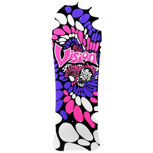 Vision Hippie Stick White Reissue Skateboard Deck 10" x 30.125" Canada Pickup Vancouver