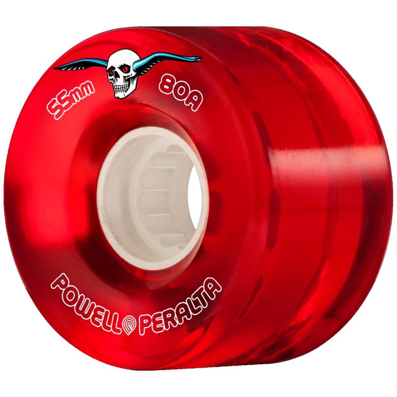 Powell Peralta Clear Cruiser 55mm 80a red Skateboard Wheels Canada Pickup Vancouver