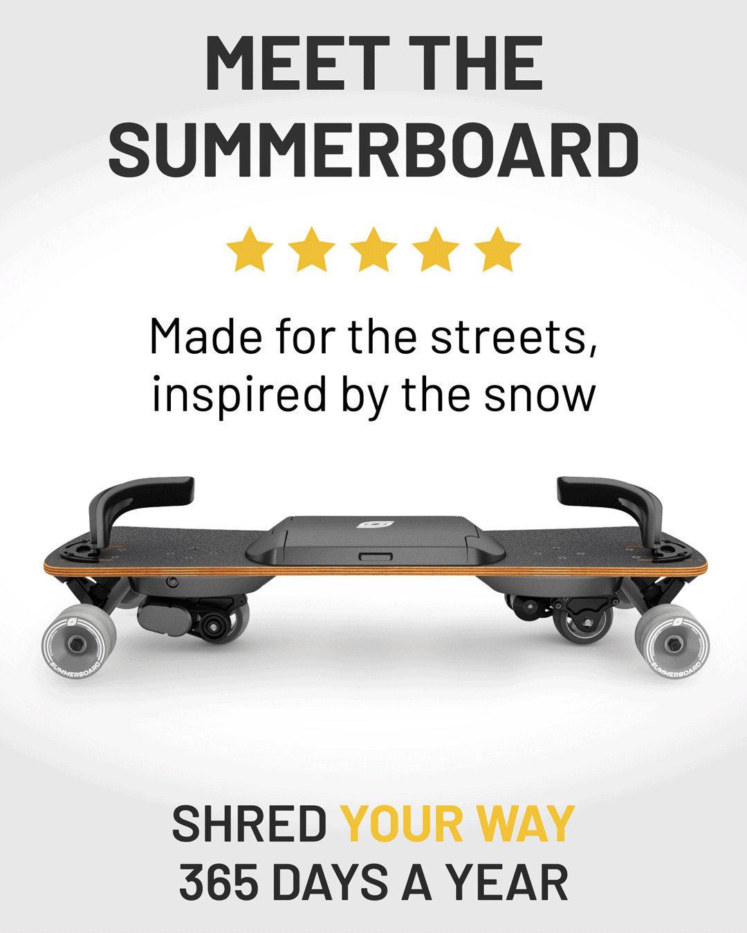 Summerboard SBX E-Snowboard for Sale Canada - Buy