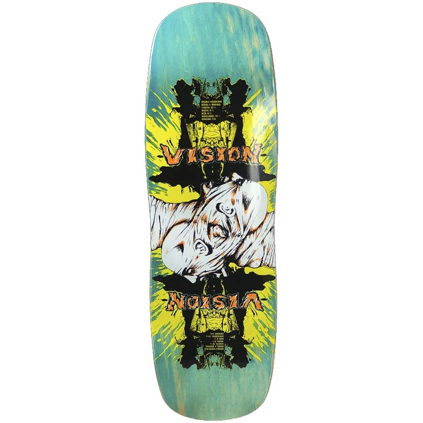 VISION Double Vision Reissue Deck in Turquoise for Sale